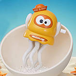 Інтерактивні іграшки Dancing Octopus Танцюючий Восьминіг 11 см Жовтий 3 шт, фото 9