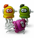 Інтерактивні іграшки Dancing Octopus Танцюючий Восьминіг 11 см різні кольори 6 шт., фото 3