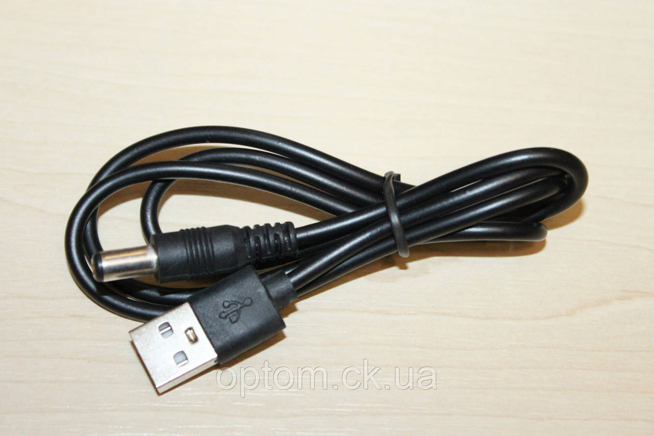 Кабель USB - DC 5.5mm/2.1 0.8m 0.5A, фото 1