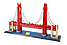 Дитячий конструктор Wange Архітектура Міст Золота Брама США, The Golden Gate Bridge 1977 деталь (6210), фото 3