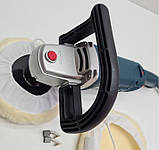 Поліровщик кузова BX-992 2350 Вт, 6 швидкостей, 180 мм, М14, антивібрація, з комплектом аксесуарів, фото 6