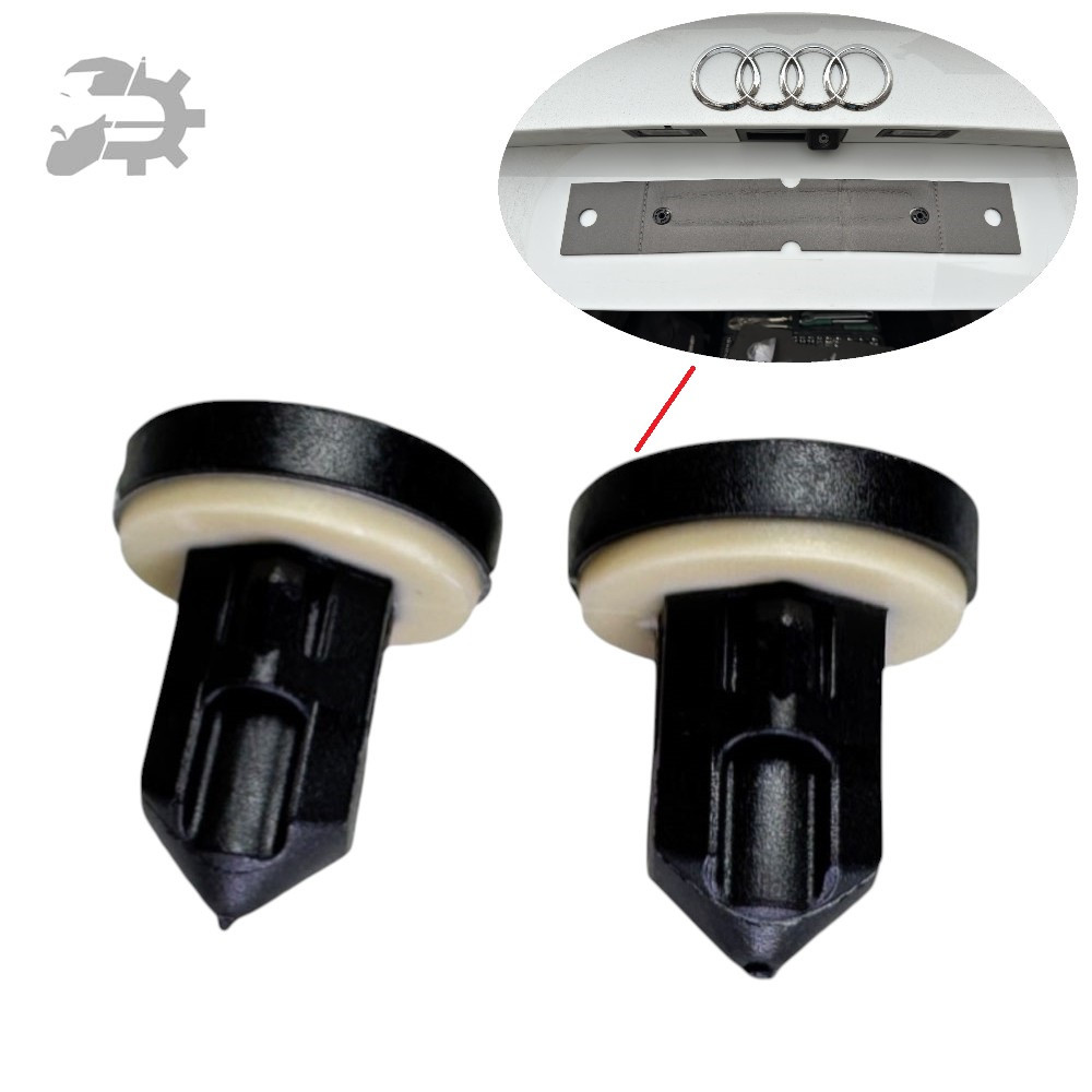Кліпса кріплення номерної рамки 2шт Q3 Audi 4G0827310, фото 1