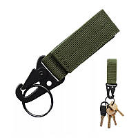 Фіксатор hook keeper (карабін із кільцем) для ременя/MOLLE, олива. PRC