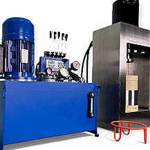 Професійний прес для олії 65 тонн холодного пресування на 4 літри капролон "Stainless Steel" OilExpress, фото 4