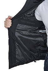 Куртка зимова чоловіча Bihor 25-B-428 чорна, фото 5