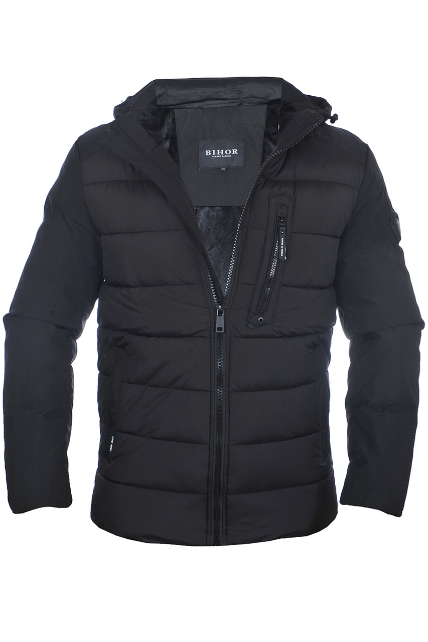 Куртка зимова чоловіча Bihor 25-B-428 чорна