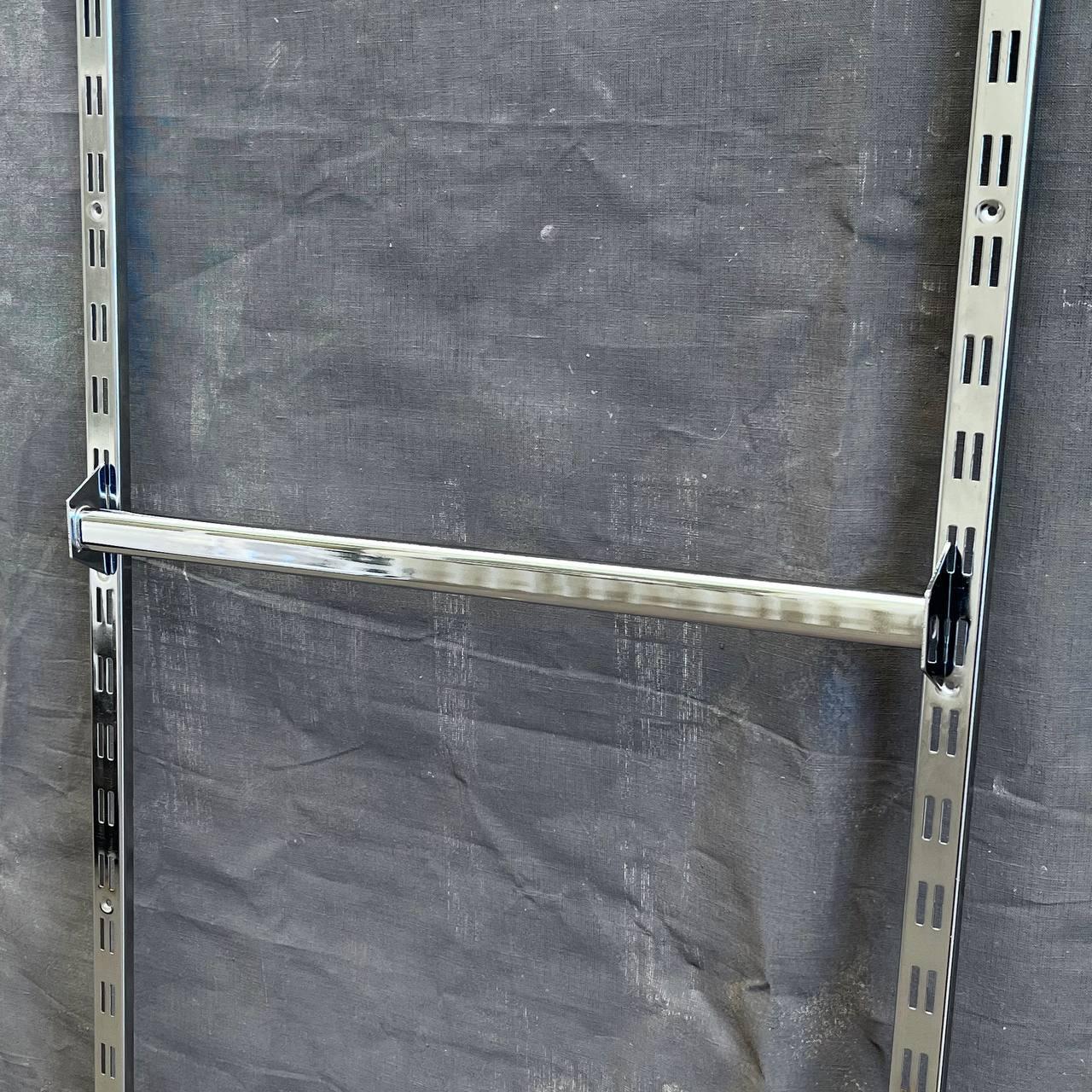 Перемичка в рейку овальна в хромі 90 см, фото 1