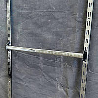 Перемичка в рейку овальна в хромі 60 см