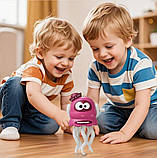 Комплект інтерактивних іграшок Dancing Octopus Танцюючий Восьминіг 11 см Рожевий 3 шт., фото 10