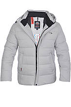 Куртка зимова чоловіча Bihor 25-B-442 світло-сіра