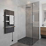 Керамічна рушникосушарка Flyme 600TB з трьома ручками (колір графіт), фото 6