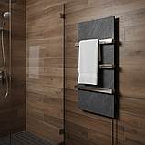 Керамічна рушникосушарка Flyme 600TB з трьома ручками (колір графіт), фото 4