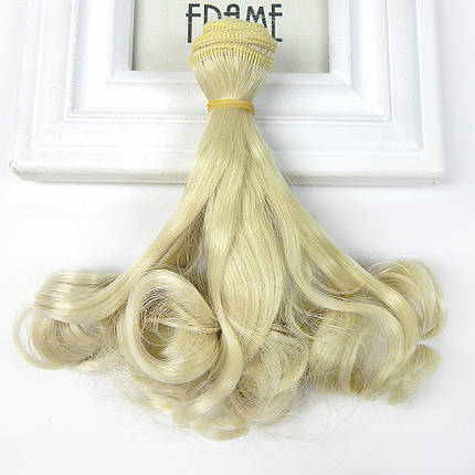 Волосся для ляльок, треси, Кучері, 15 см, колір №3, фото 1