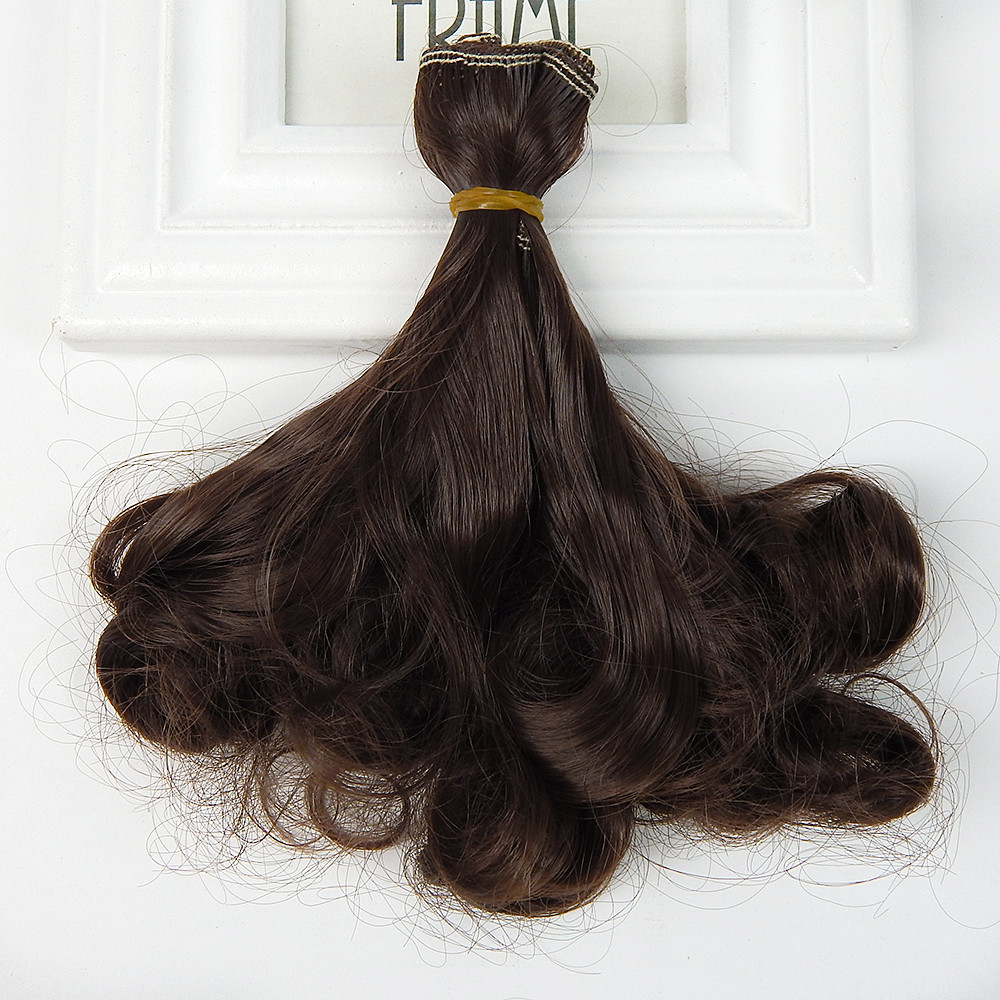 Волосся для ляльок, треси, Кучері, 15 см, колір №14