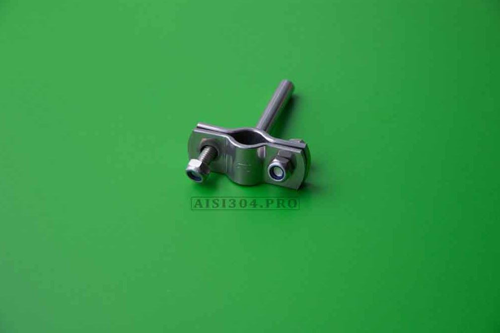 Хомут из нержавеющей стали для трубы Ду 15 (18 мм) AISI304 - фото 2 - id-p489839776