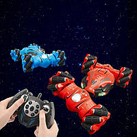 Машинка-перевертень YL-51 на пульті керування для дітей і дорослих трюкова радіокерована іграшка червона