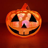 Декор на Гелловін гарбуз з LED-підсвіткою для створення атмосфери свята та затишку в інтер'єрі 15 см