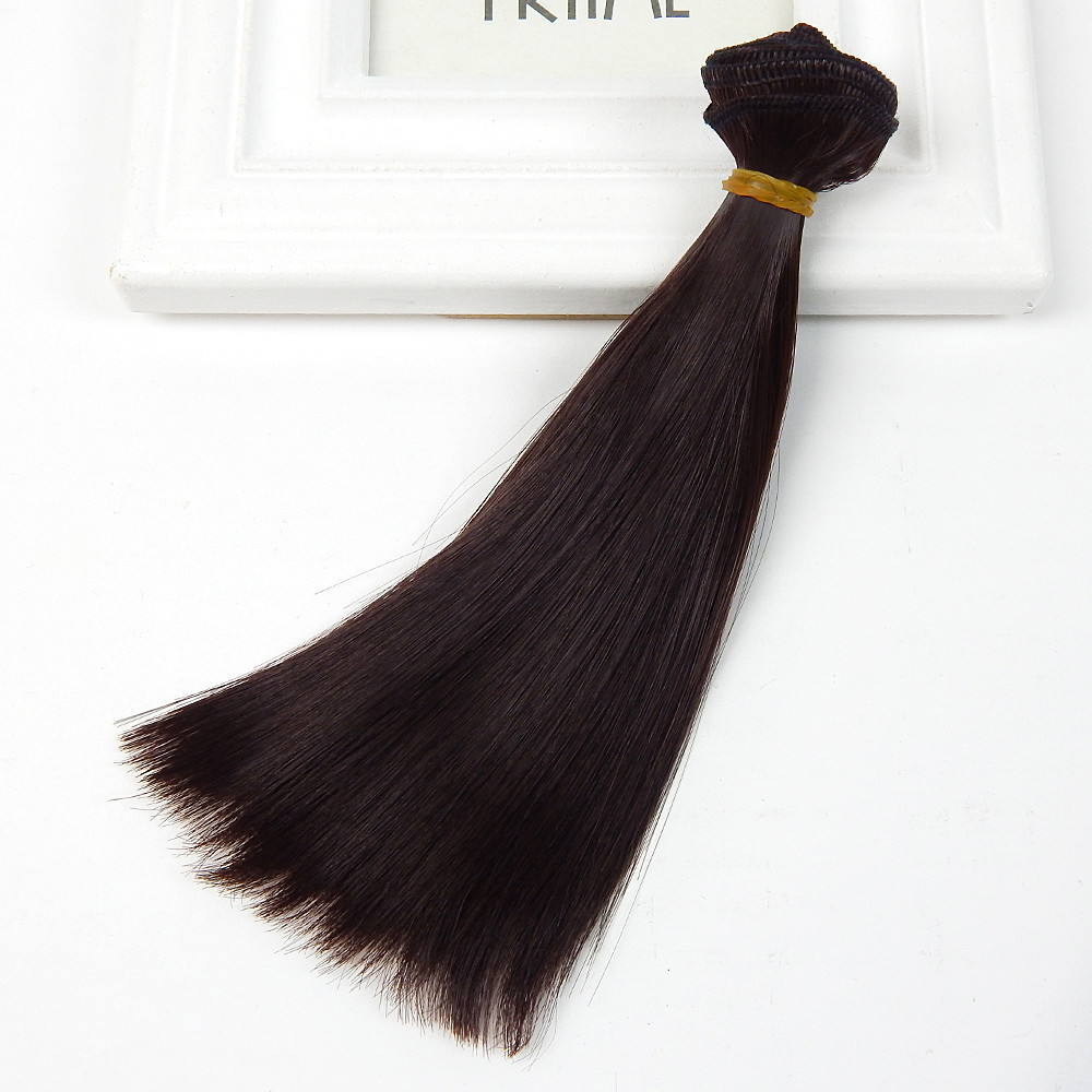 Волосся для ляльок, треси, прямі, 15 см, колір №53