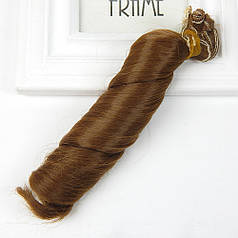 Волосся для ляльок, треси, Локон, 15 см, колір №44