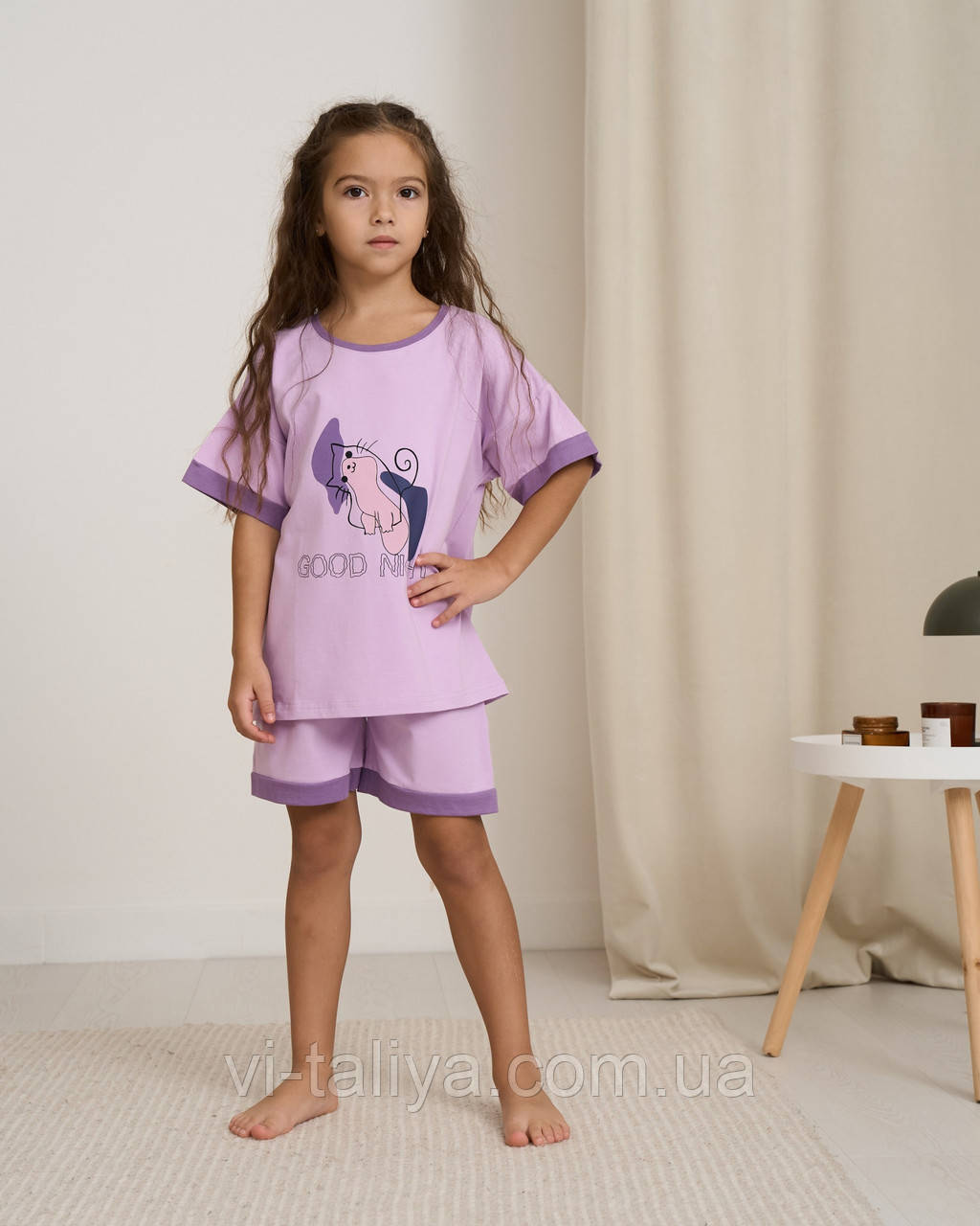 Комплект  із шортами для дівчаток Nicoletta 95252, фото 1