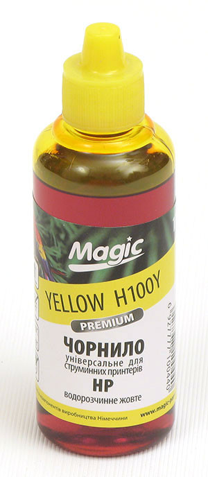 Чорнило універсальне Magic HP Yellow 100 мл