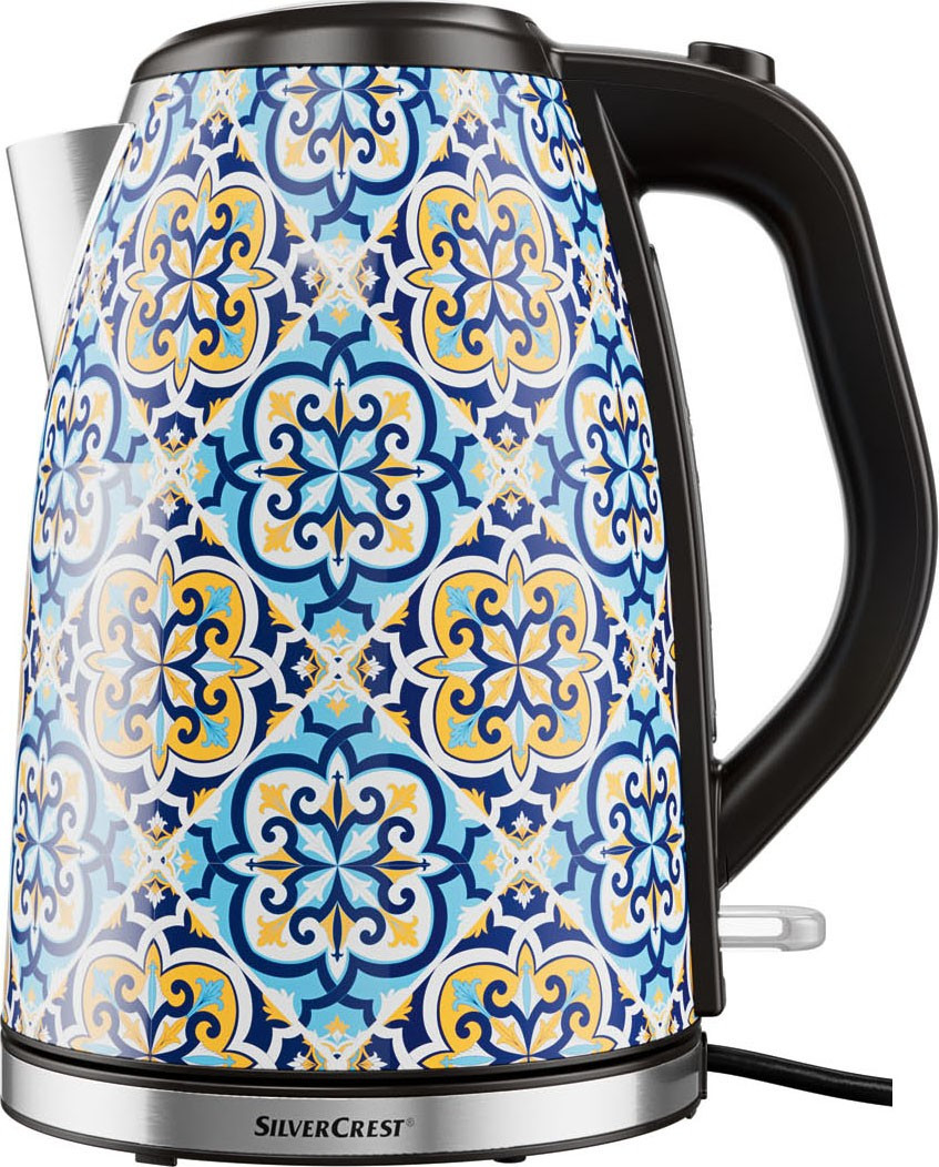 Електрочайник SilverCrest в ретро стилі 3100w нержавійка, фото 1