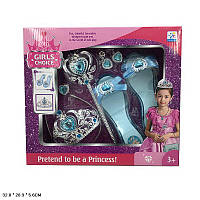 Аксесуари для дівчат: туфлі, корона, 600-1-12 КІ