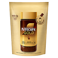 Кава розчинна натуральна Nescafe Gold 100 г