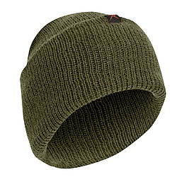 Шапка вовняна олива Wool Watch Cap 100% вовна ROTCHO США