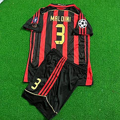 Форма дитяча чоловіча Мілан Мальдині 3 сезон 2006-2007 Milan Maldini ретро retro