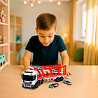 Автомодель Big Truck Автоперевізник Scania з 4 машинами 6414KS, фото 9