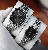 Парний наручний годинник Casio у подарунковій коробці чоловічий і жіночий годинник Касіо