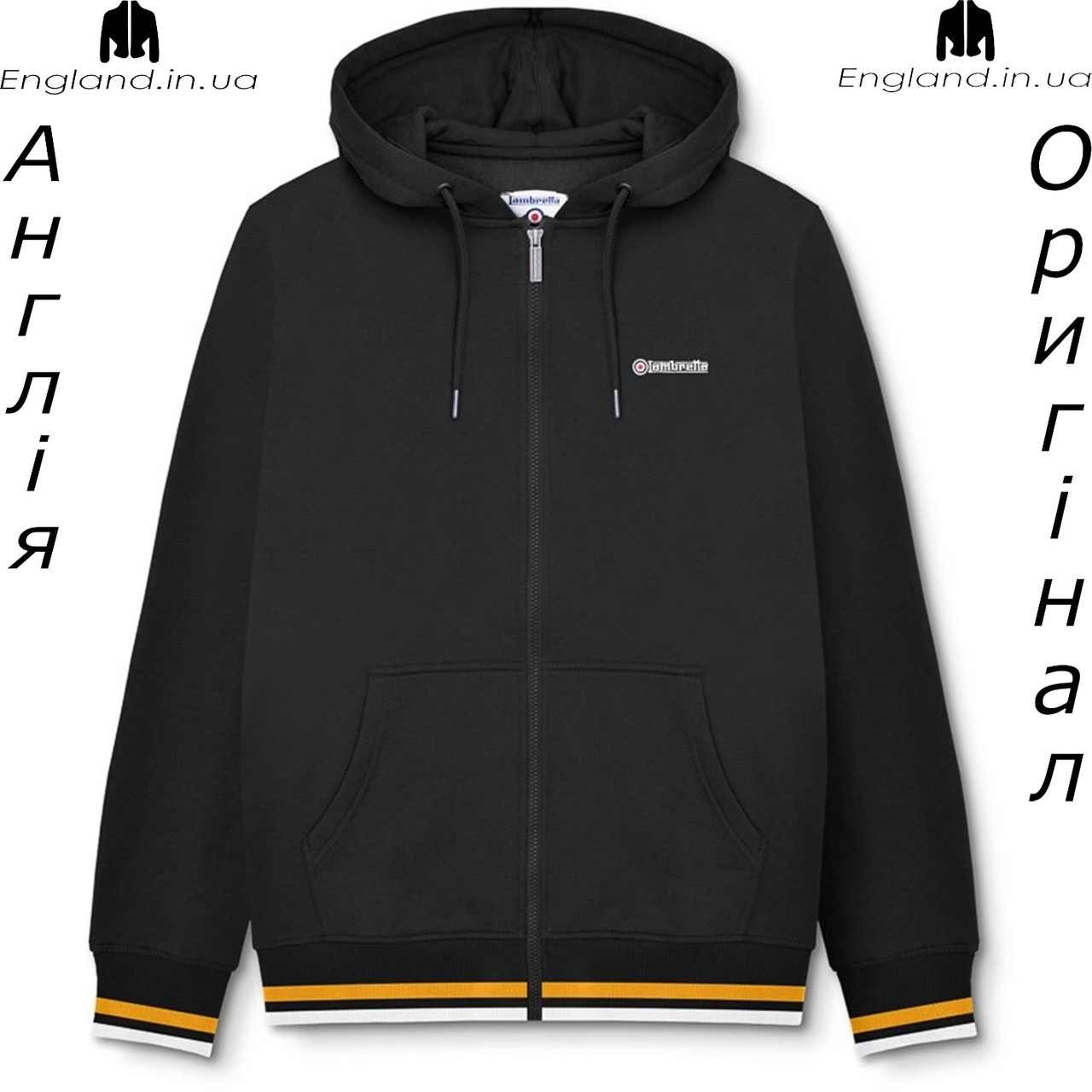Кофта худі чоловіча Lambretta (Ламбретта) з Англії, фото 1