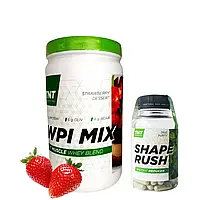Чистий білковий ізолят 90% білка для заміни прийому їжі та смачного схуднення + Натуральний жироспалювач Shape Rush