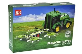 Конструктор 33072 Комбайн YG Toys 500 деталей у коробці 38-26-8 см