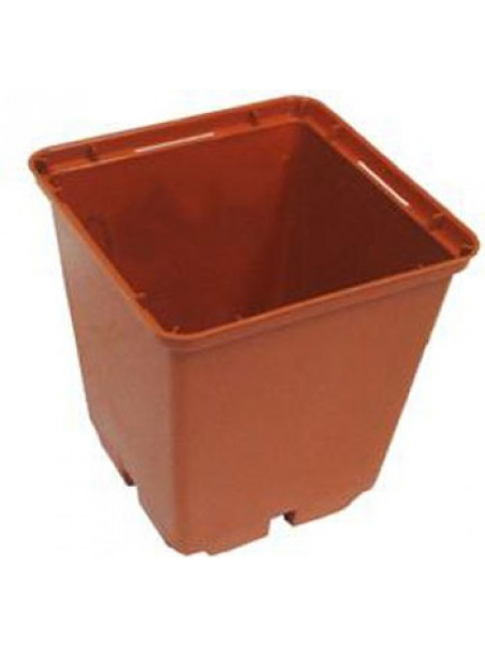 Вазон для розсади квадратний, 0,29 л, 7*7*8 см, теракот, 30 шт, фото 1