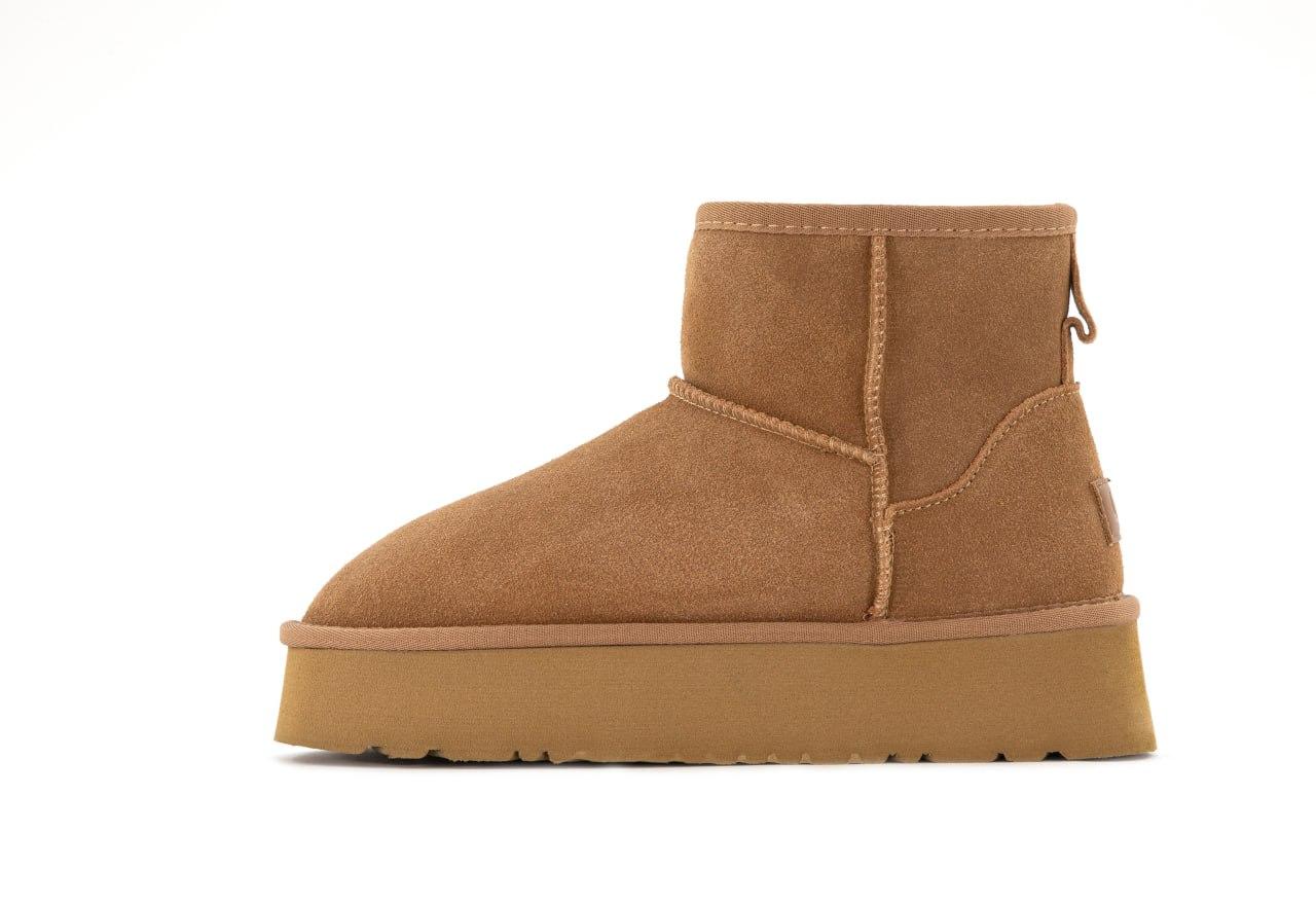 Зимові Черевики UGG Classic Mini Platform Chestnut | жіночі, розміри 37–41
