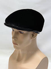 Чоловіча шапка з нерпи "Реглан", чорний.