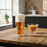 Набір пивних келихів з подвійним дном Herisson 500 мл 2 шт, фото 4