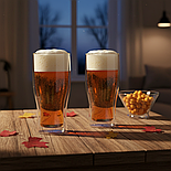 Набір пивних келихів з подвійним дном Herisson 500 мл 2 шт, фото 5