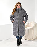 Куртка для пишних дам "Плащовка". Розміри: 50-52, 54-56, 58-60