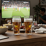 Набір пивних келихів з подвійним дном Herisson 500 мл 2 шт, фото 6