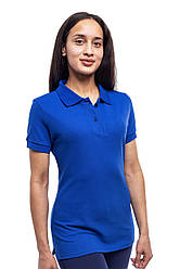 Жіноча футболка поло 100% бавовна Bono 400127 синя (розміри: 42-50)