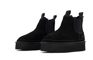 Черевики UGG Chelsea Platform Ginger Black чорні