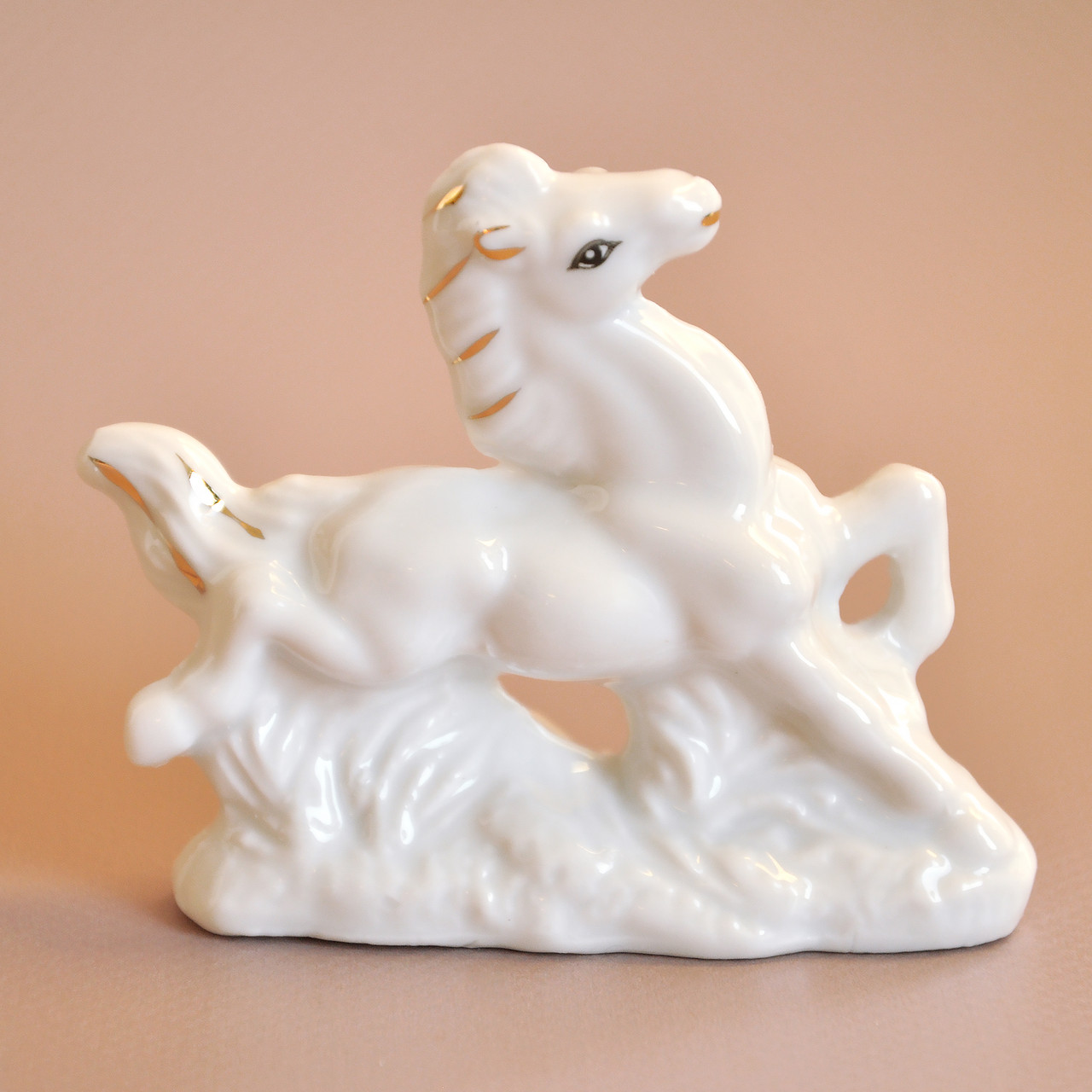 Статуетка порцелянова "Кінь", 6.5 х 6 см, фото 1