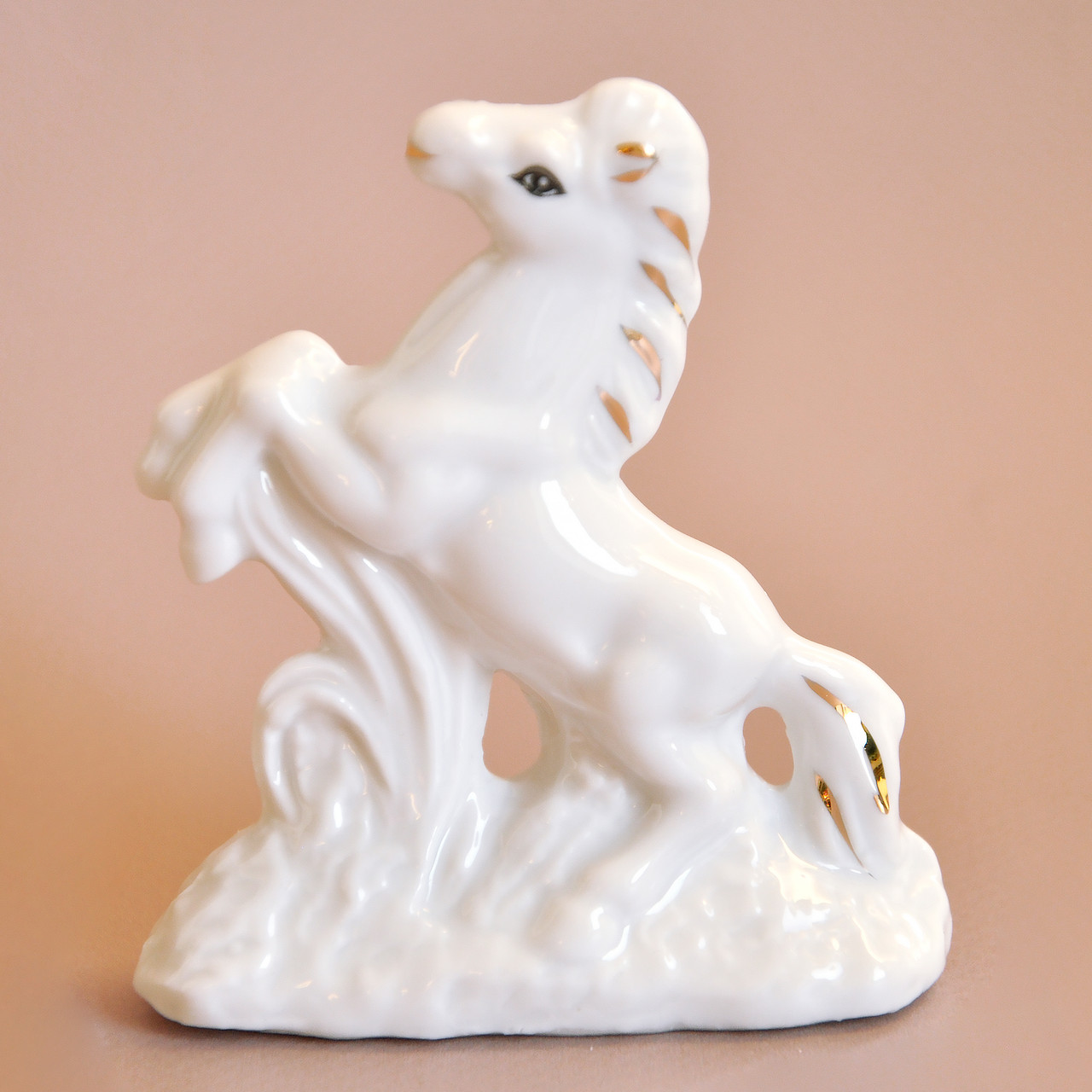 Статуетка порцелянова "Кінь", 6 х 7 см, фото 1