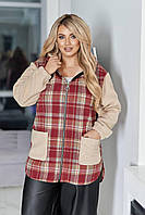 Кофта для пишних дам "Барашик". Розміри: 50-52, 54-56, 58-60