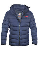 Куртка зимова чоловіча Bihor 25-B-458 темно-синя