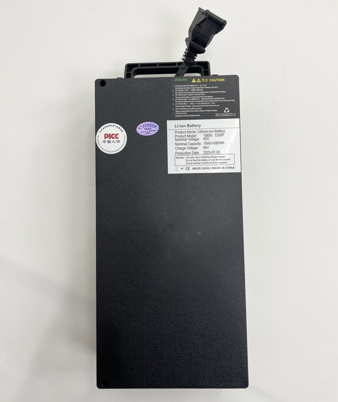 Акумулятор літієвий 60 V 18 000 Ah