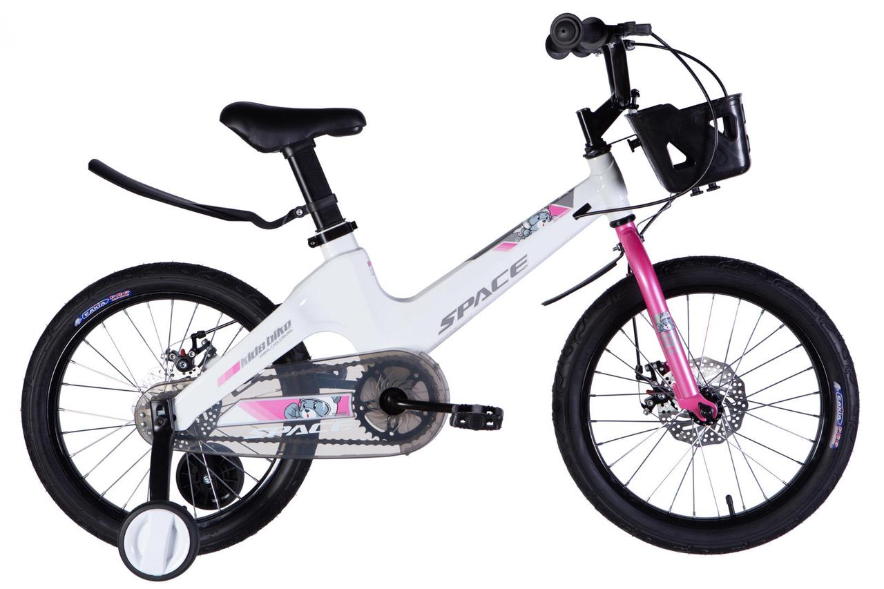 Велосипед MG 18" SPACE KID MOON DD рама-10" білий 2025